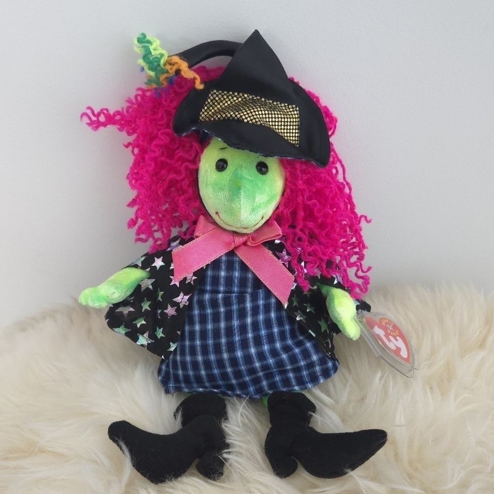 Ty Beanie Babies Scary the Witch Plush Doll 2001
